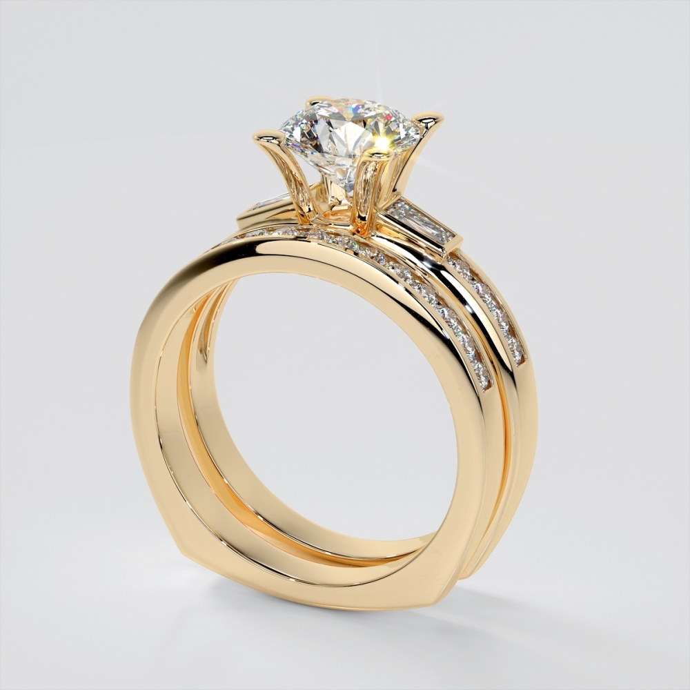 Euro style wedding band cheap