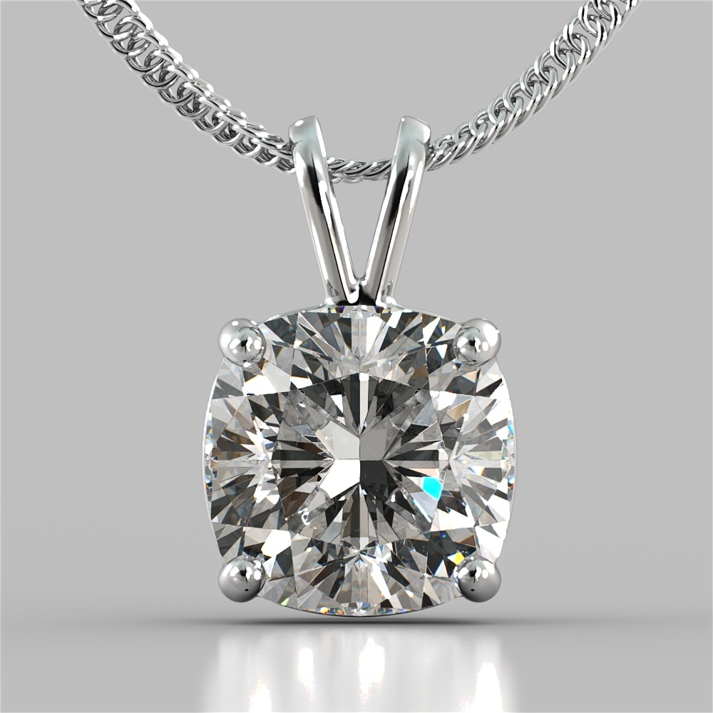 Lab created diamond pendant necklace hot sale