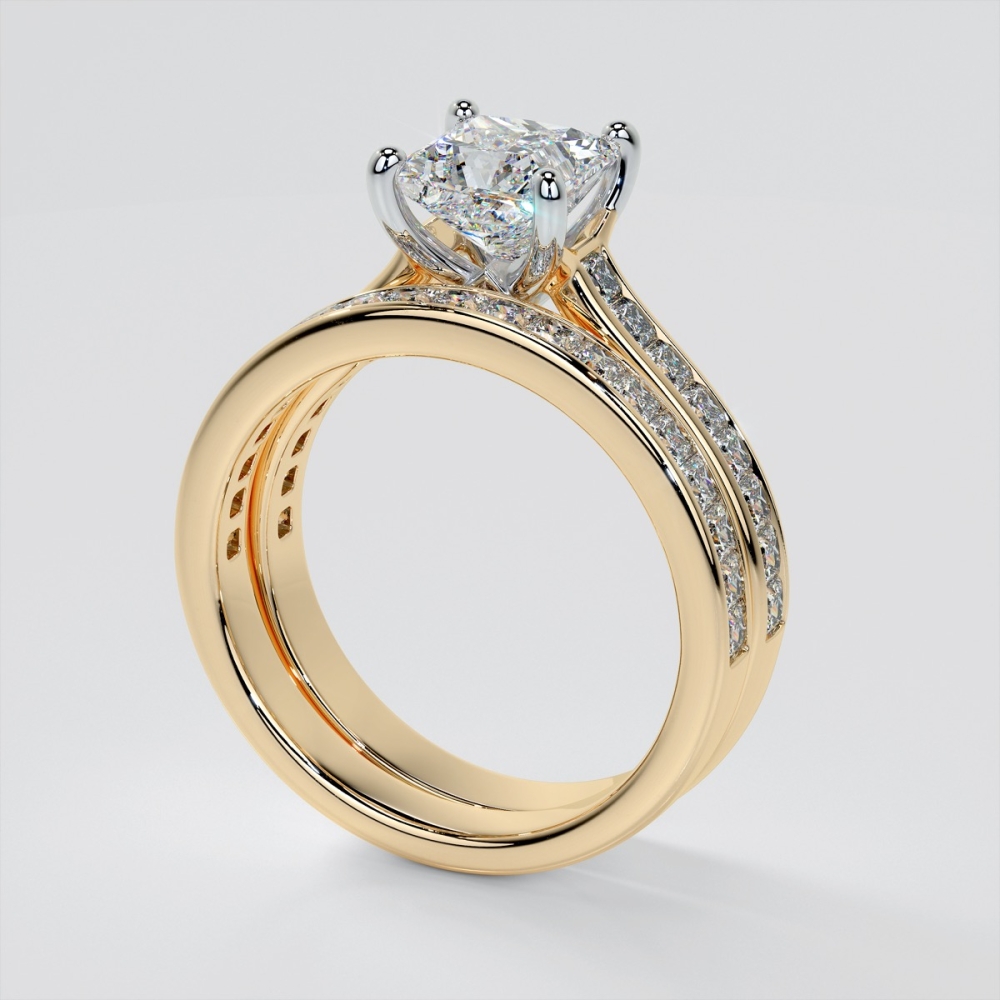 Affordable princess cut engagement rings clearance