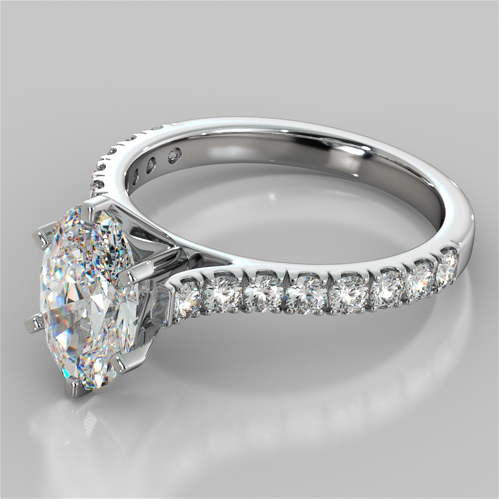 Cathedral style wedding rings online