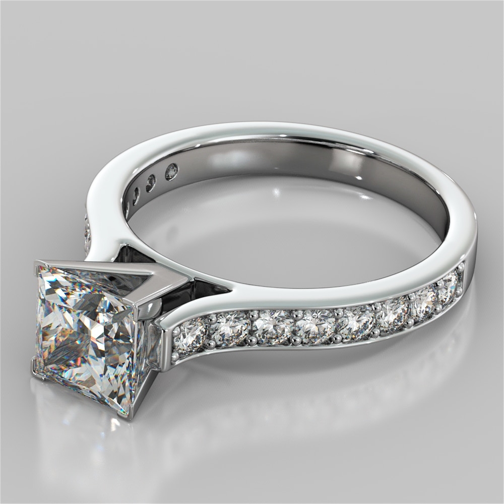 Princess style wedding deals rings