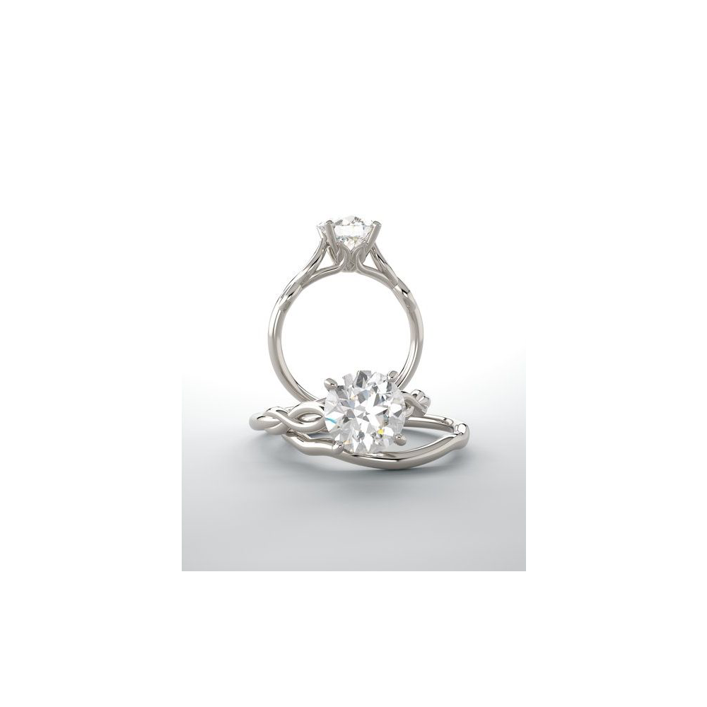Infinity loop engagement ring new arrivals