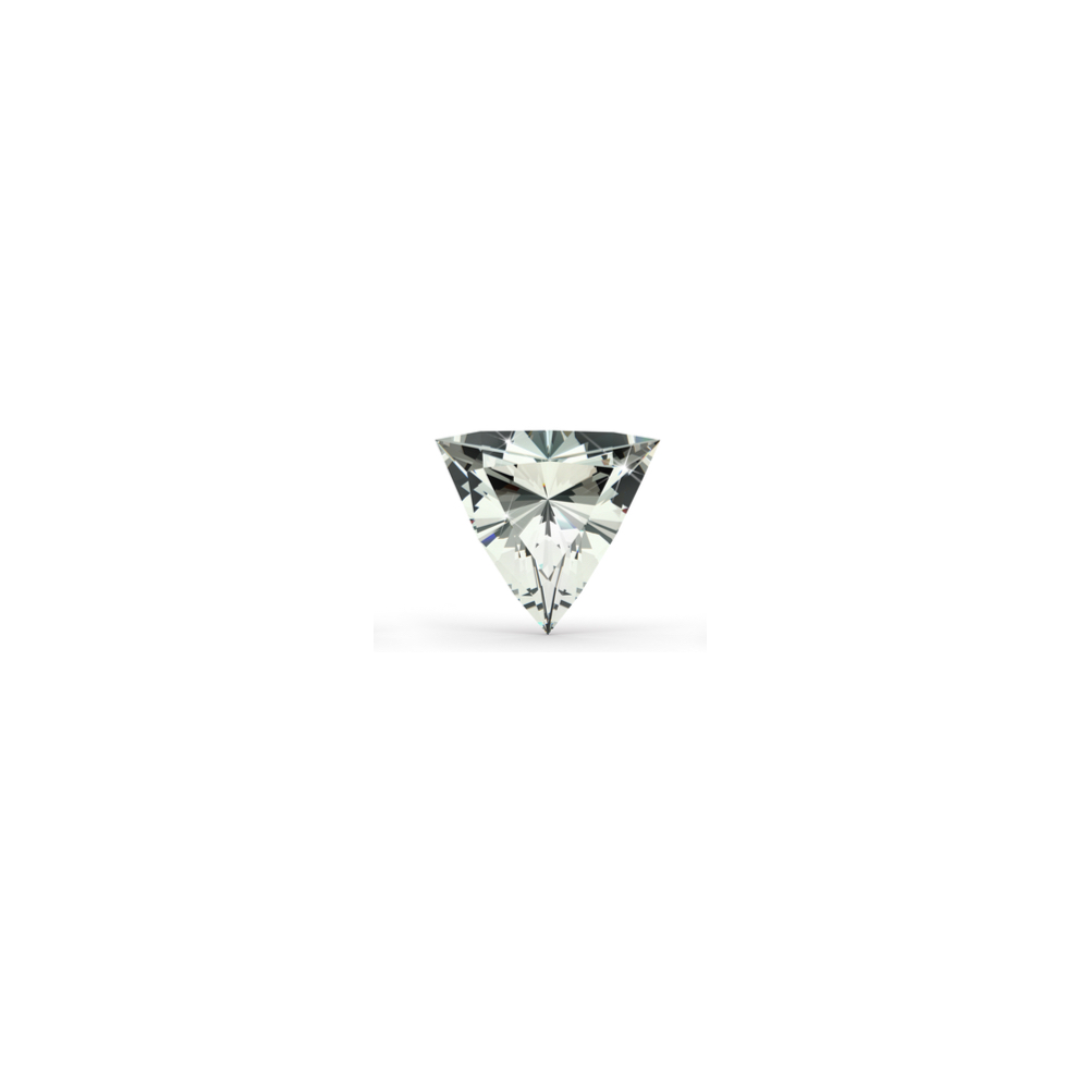 Agape Simulated 3.0Ct Trillion Cut Loose Stone