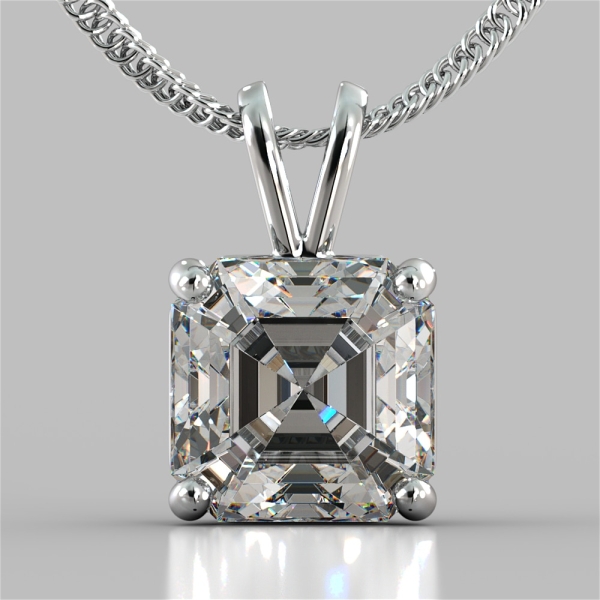 Emerald-cut Diamond and Asscher-cut Diamond Necklace | Sylvan's Jewelers
