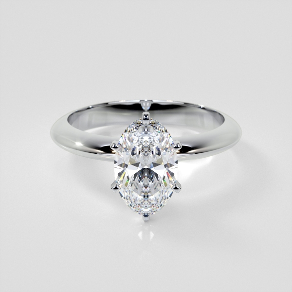 Chad Allison 18KWG Fancy Diamond Ring 0.59 Carat