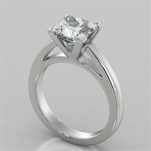 Agape Cathedral Style Solitaires Engagement Rings