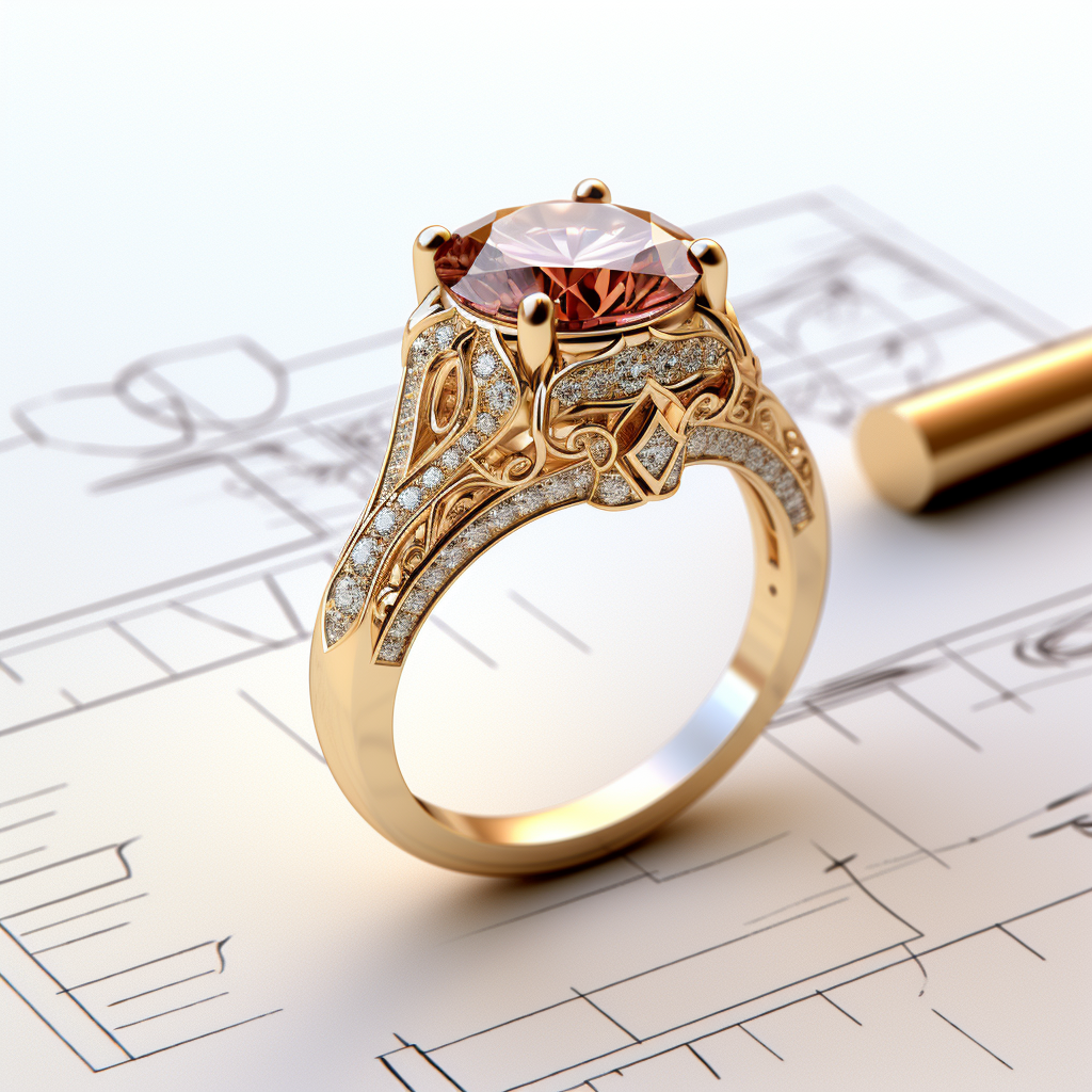 Agape engagement top rings